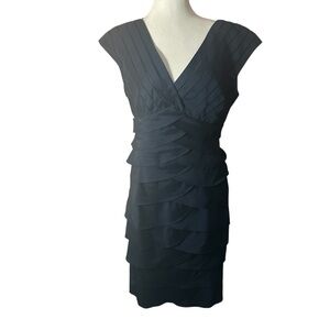 Adrianna Papell navy blue evening gown size 12